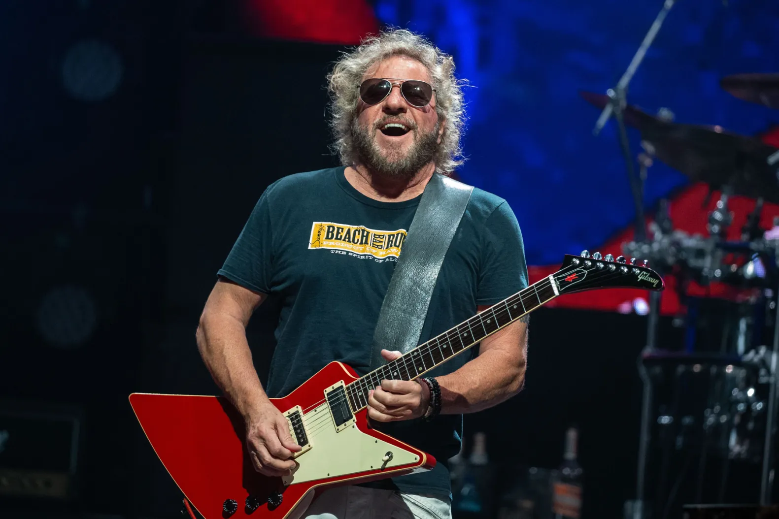 Sammy Hagar on stage