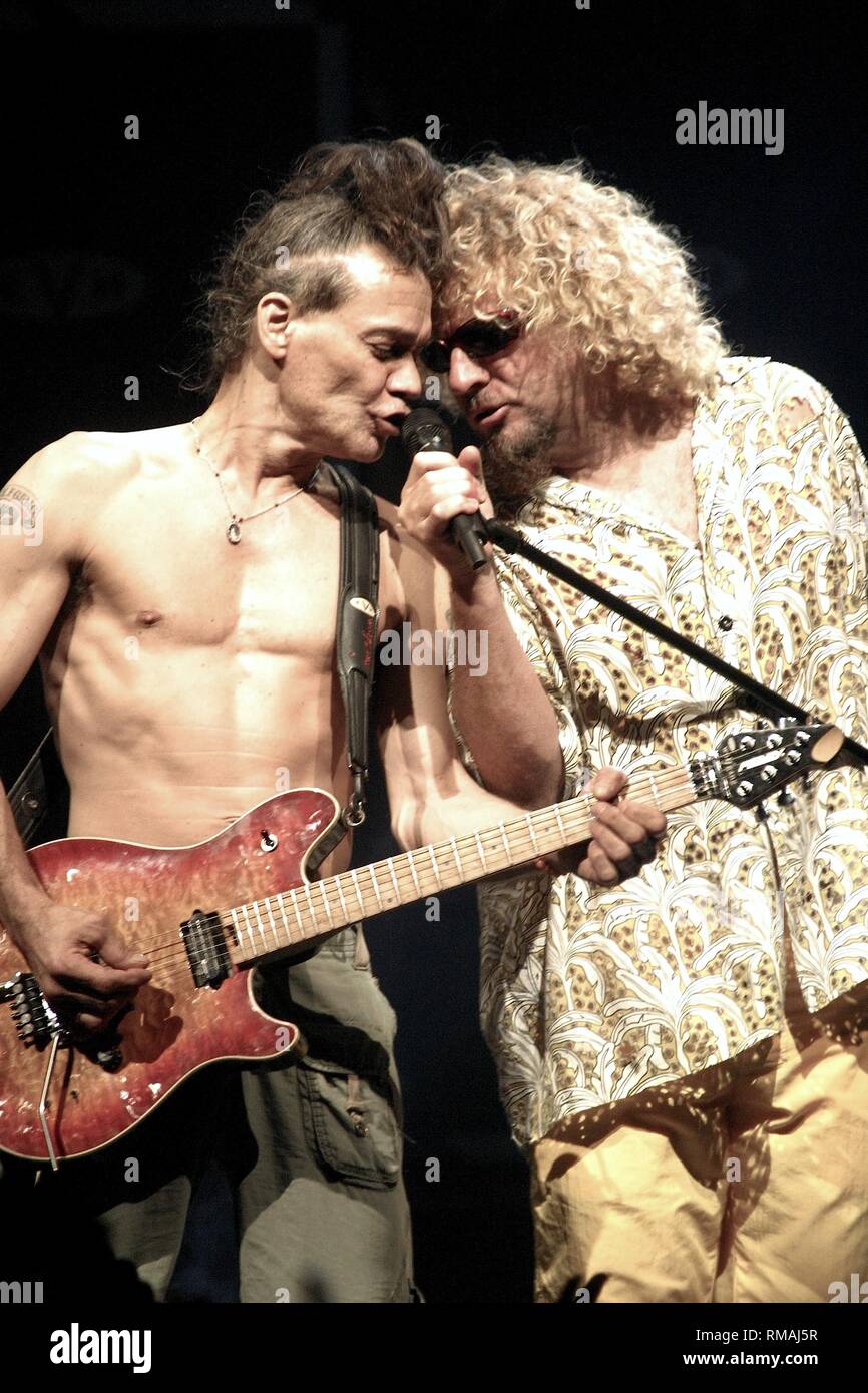 Sammy Hagar performing live on stage